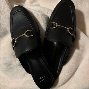 A New Day black mules, size 8